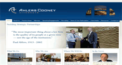 Desktop Screenshot of ahlerslaw.com